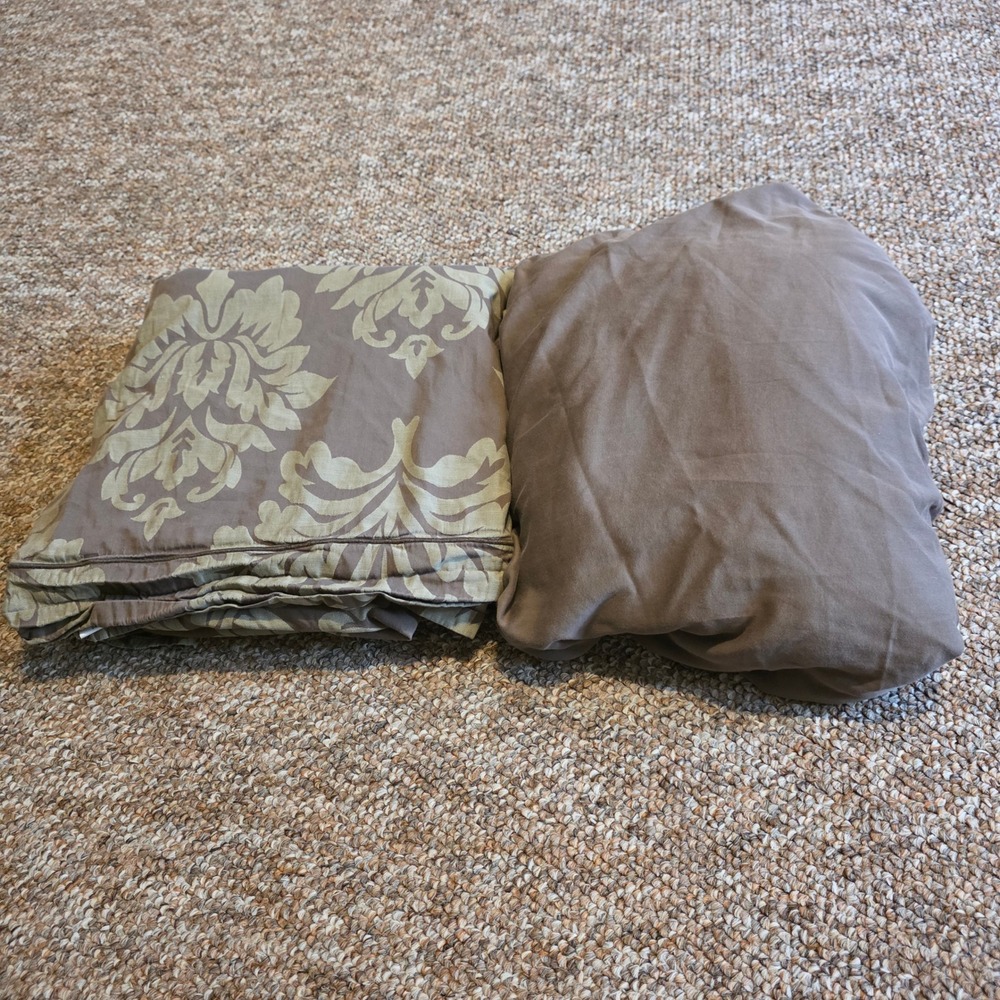 Peacock Alley Oasis Brown Floral Queen Sheet Set Egyptian Cotton Quiet Luxury